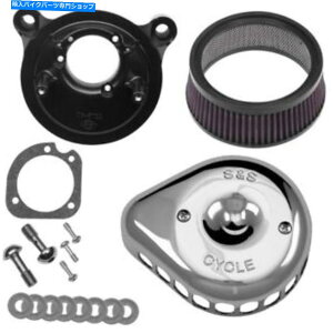N[p[c SSXeX~jeBAhbvGAN[i[LbgN170-0441n[[_rbh\ S&S Stealth Mini Teardrop Air Cleaner Kit Chrome #170-0441 Harley Davidson