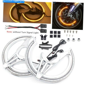 �N���[���p�[�c Honda Gold Wing Tour DCT 2018-2020�̂��߂�Chrome�u���[�L���[�^�[�J�o�[LED�A���o�[���C�g Chrome Brake Rotor Covers LED Amber Light For Honda Gold Wing Tour DCT 2018-2020�y���s�A���i�z