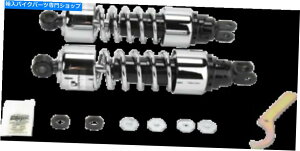 �N���[���p�[�c �v���O���b�V�u�N���[���w�r�[�f���[�e�B13 "���A�V���b�N75-79�z���_GL1000�S�[���h�E�B���O Progressive Chrome Heavy Duty 13" Rear Shocks 75-79 Honda GL1000 Gold Wing