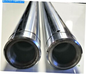 N[p[c 12C`I[o[i37 1/2 "jn[hN[HD̂߂̃JX^TCNN[49mmtgtH[N`[u Custom Cycle Chrome 49mm Front Fork Tubes for 12" Over (37 1/2") Hard Chrome HD