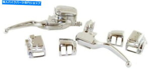 �N���[���p�[�c �N���[���u���[�L�N���b�`�n���h���o�[�R���g���[���L�b�g15mm 2007-2013�n�[���[�c�[�����O�h���b�T�[ Chrome Brake Clutch Handlebar Control Kit 15MM 2007-2013 Harley Touring Dresser�y���s�A��