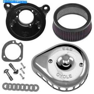 N[p[c SSTCNXeX~jeBAhbvGAN[i[AN S AND S CYCLE STEALTH MINI TEARDROP AIR CLEANERS FOR HARLEY-DAVIDSON, CHROME