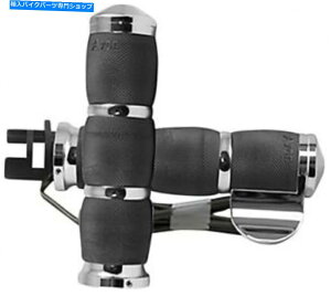 N[p[c GC{GANbVM1 "NObvW /Xbg{XiMT-IN-AIR-90CBHj Avon Air Cushion Heated 1" Chrome Grips w/Throttle Boss (MT-IN-AIR-90CBH)