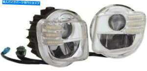 N[p[c GAobOf̃NgWELEDtHOCgLbg\52-916z_S[hEBO Show Chrome Tridium LED Fog Light Kit for Airbag Models #52-916 Honda Goldwing