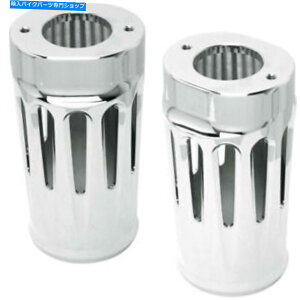 N[p[c Arlen Ness - 20-012 - fB[vJbgtH[Nu[cJo[AN Arlen Ness - 20-012 - Deep Cut Fork Boot Covers, Chrome