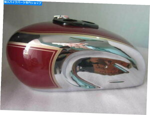 N[p[c TRIUMPH T90 5TXs[hcCN[`F[hK\RKX^N1948 For Triumph T90 5T Speed Twin Chrome Cherry Painted Petrol Fuel Gas Tank 1948