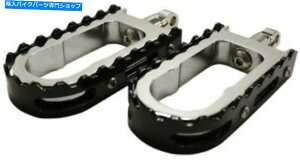 N[p[c La Choppers BMXxAbvX^CtbgybON[/ubNn[hEFALA-7205-01 LA Choppers BMX Beartrap Style Footpegs Chrome/Black with Hardware LA-7205-01