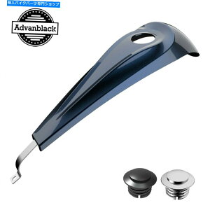 N[p[c ^钆̐^^N_bVR\[RKX^NLbvtBbgn[[08+ Midnight Blue Low-Profile Tank Dash Console & Fuel Gas Tank Cap Fits Harley 08+