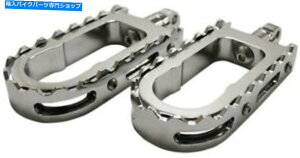 N[p[c La Choppers BMXxAbvX^CFootpegs Chrome / Chrome LA-7205-00 LA Choppers BMX Beartrap Style Footpegs Chrome/Chrome with Hardware LA-7205-00