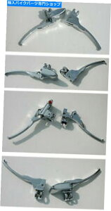 N[p[c XeXnho[Rg[Kit Chrome Harley Chotper BobberJX^AAJ STEALTH HANDLEBAR CONTROLS KIT CHROME HARLEY CHOPPER BOBBER CUSTOM, MADE IN USA