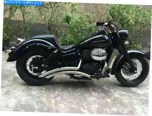 N[p[c V[gVbgX^K[hrC}t[pCvTCT[tBbgz_VhEVT750AJ Shortshots Staggered Exhaust Muffler Pipe Silencer Fit For Honda Shadow VT750 US