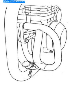 N[p[c Zephyr 1100GWK[h - HepcoBeckerɂNi1992-1999j Kawasaki Zephyr 1100 Engine Guard - Chrome BY HEPCO & BECKER (1992-1999)