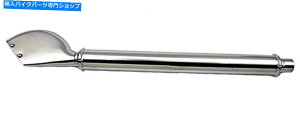 N[p[c 1930ÑN[dグtBbVe[}t[ - 1936n[[VL VLHf1034-35 CHROME Finish FISHTAIL MUFFLER for 1930 - 1936 Harley VL VLH Models 1034-35