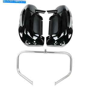 N[p[c [[uXbO6.5'SPEAKERSGWo[tBbgn[[c[O[hLO09-13 Lower Vented Leg 6.5''Speakers Engine Bar Fit For Harley Touring Road King 09-13