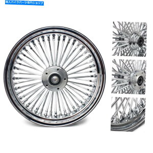 N[p[c 16 "x 3.5"N[48bLOX|[NtgzC[_Ci\tgX|[cX^[c[O 16"x3.5" Chrome 48 Fat King Spoke Front Wheel Rim Dyna Softail Sportster Touring