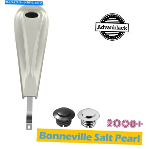 N[p[c Bonneville Salt Pearl[vt@C^N_bVR\[RKXLbvF / 2008+n[[ Bonneville Salt Pearl Low-Profile Tank Dash Console Fuel Gas Cap F/ 2008+ Harley
