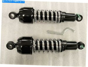 N[p[c z_VT1100VhEG[XXsbgT[x11.5uwr[f[eB[ubNN[VbN Honda VT1100 Shadow Ace Spirit Sabre 11.5" Heavy Duty Black Chrome Shocks