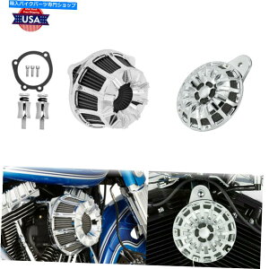 N[p[c ChromeGAN[i[O[̐ێw /z[Jo[tBbgHarley Touring 2000-07 Dyna Chrome Air Cleaner Grey Intake W/ Horn Cover Fit For Harley Touring 2000-07 Dyna