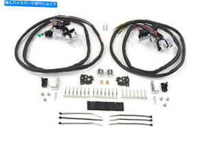 �N���[���p�[�c Chrome�n���h���o�[�X�C�b�`�L�b�g60�C���`���C���[�n�[���[�_�r�b�h�\��2007-2016 FLT���f�� Chrome handlebar switch kit with 60" wires harley davidson 2007-2016 flt models