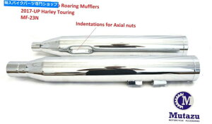 N[p[c 2017 up mutazu 4 "V[YMF-23nXbvI}t[rCn[[c[O 2017-up MUTAZU 4" Roaring Series MF-23N Slip-On Mufflers Exhaust Harley Touring