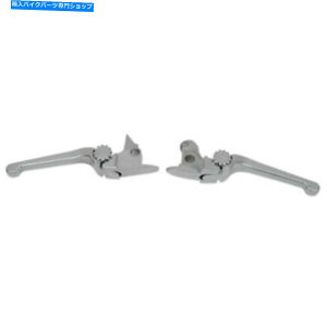 �N���[���p�[�c PowerStands Racing Chrome Anthem Lever Set Harley Davidson 12-00664-20 Powerstands Racing Chrome Anthem Lever Set for Harley Davidson | 12-00664-20�y���s�A���i�z