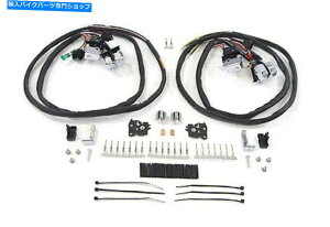 N[p[c nho[XCb`LbgN60C[tBbgn[[_rbh\ Handlebar Switch Kit Chrome with 60 Wires fits Harley-Davidson