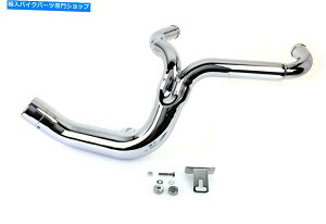 N[p[c V-Twin 29-0030 Chrome 2ւ1̃CNX^C̔rCVXeW / TIP 95-06n[[tt V-Twin 29-0030 Chrome 2 Into 1 Lake Style Exhaust System w/ Tip 95-06 Harley FLT