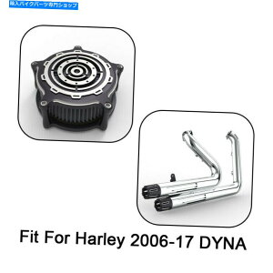 N[p[c Harley 2006-17 Dyna ChromeEqúCܕӃMA Fit For Harley 2006-17 DYNA Chrome Exhaust & Air Cleaners Smashing Gear