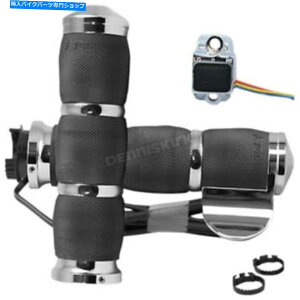 N[p[c GC{ObvN[GANbVMObvW /Xbg{X - MT-AIR-90-C-B-H Avon Grips Chrome Air Cushioned Heated Grips w/Throttle Boss - MT-AIR-90-C-B-H