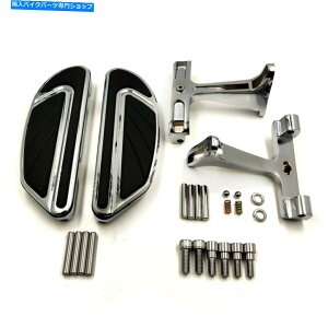 N[p[c 93-19c[Ô߂̃N[GAt[qtbg{[h̏̎tuPbg Chrome Airflow Passenger Footboard Floorboard Mounting Bracket For 93-19 Touring