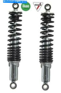 �N���[���p�[�c Ikon Koni Basix Chrome /�u���b�N�I�[�g�o�C�V���b�N�A�u�\�[�o�[�X�Y�LGS400 L / T 1985 IKON KONI Basix Chrome/Black Motorcycle Shock Absorbers Suzuki GS400 L / T 1985�y���s�A���i�z