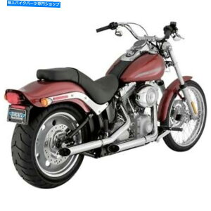 �N���[���p�[�c Python - 41507 - 2 1/2�X���b�v�I���A�X���b�V���J�b�g - Chrome Harley-Davidson Softail N Python - 41507 - 2 1/2in. Slip-Ons, Slash-Cut - Chrome Harley-Davidson Softail N�y���s�A���i�z