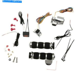 N[p[c GC{ObvN[MGANbVObvXbg{XAIR-90-C-B-F-RH Avon Grips Chrome Heated Air Cushion Grips w/ Throttle Boss | AIR-90-C-B-F-RH