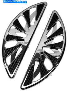 N[p[c Carl BrouhardfUCChrome Spiro SeriesA[hBoarboard FB-RSS-C 1621-0752 Carl Brouhard Designs Chrome Spiro Series Rear Floorboards FB-RSS-C 1621-0752