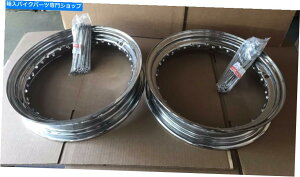 �N���[���p�[�c 2�̃��v���J�n�[���[�i�b�N���w�b�hFlathead Chrome Rims 16 40�X�|�[�Nw /�X�|�[�N�i1024�j Two Replica Harley Knucklehead Flathead Chrome Rims 16 40 Spoke w/ spokes (1024�y���s�A���i�z