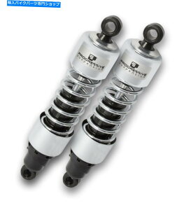 N[p[c Progressive 412 Chrome 13 "02-06 Harley V-Rod VRSCD̂߂̌㕔WՌ Progressive 412 Chrome 13" Rear Standard Shocks for 02-06 Harley V-Rod VRSCD