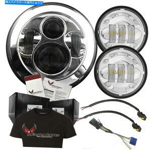 N[p[c C[OCg7 "NLEDʉ߃CgLbgw /nvƃA_v^vO Eagle Lights 7" Chrome LED Passing Light Kit w/ Passing Lamps and Adapter Plug