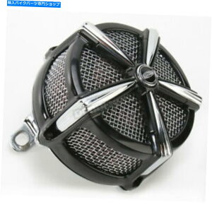 クロームパーツ クライャキンブラック/クロムハイファイマッハ2エアクリーナーキット - 9535(CAへの船なし) Kuryakyn Black/Chrome Hi-Five Mach 2 Air Cleaner Kit - 9535 (no ship to CA)