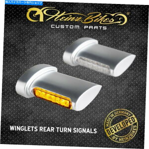 N[p[c nCcoCNYECObgLEDCWP[^[n[[ - _rbh\tF_[AN[Z~OX Heinz Bikes Winglets LED Indicator Harley-Davidson FENDER Rear Chrome Semi Gloss