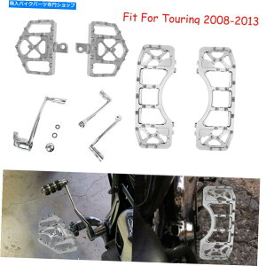 N[p[c Chrome Wide Fat Foot Pegs MXX^C̃tA{[h̃n[[c[O2008-2013 Chrome Wide Fat Foot Pegs MX Style Floorboard Fit For Harley Touring 2008-2013