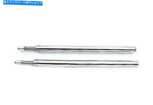 �N���[���p�[�c V-Twin�ɂ��n�[���[�_�r�b�h�\���̂��߂�49mm�t�H�[�N�`���[�u�A�Z���u���N���� 49mm Fork Tube Assembly Chrome for Harley Davidson by V-Twin�y���s�A���i�z