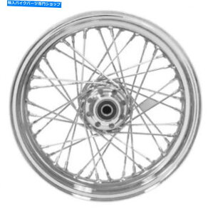 N[p[c Chrome 16 "x 3" 60X|[NrbgtgzC[84-99n[[\tgtFg{[C Chrome 16" X 3" 60 Spoke Billet Front Wheel 84-99 Harley Softail Heritage Fatboy