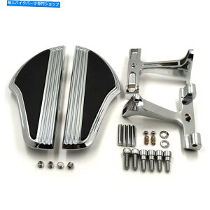 �N���[���p�[�c 93 up�c�[�����̂��߂̃N�����T���̃t�B���̐[����q�̏��̎�t���� Chrome Shark Fin Defiance Passenger Floorboard Mounting Bracket For 93-up Tourin