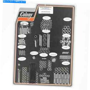 N[p[c Rj[8314 Chr Complet Stockn[hEFALbg - 1981 - 1984 Shovelhead - Chrome P Colony #8314 CHR Complete Stock Hardware Kit - 1981 - 1984 Shovelhead - Chrome P