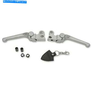 �N���[���p�[�c PSR�N���[��Anthem�����\�u���[�L���N���b�`���o�[�Z�b�gHarley Sportster 04-13 PSR Chrome Anthem Adjustable Brake & Clutch Lever Set for Harley Sportster 04-13�y���s�A���i�z