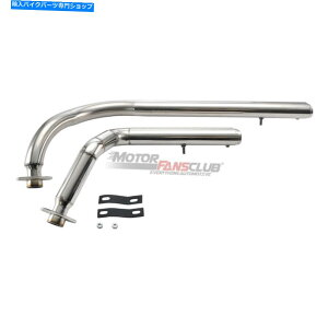 N[p[c z_VhEVT750 VT400̂߂ChromeGL][Xg}t[pCvtVXeLbg Chrome Exhaust Muffler Pipe Full System Kit For Honda Shadow VT750 VT400