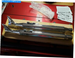 N[p[c NtBbVe[}t[Zbgn[[obK[c[OtgAtA2017/2021 CHROME FISHTAIL MUFFLER SET HARLEY BAGGER TOURING FLT, FLH, 2017/2021