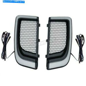 �N���[���p�[�c �N���C���L���N���[��LED���O�����g���[�T�[ - 5063 Kuryakyn Chrome LED Lower Grill Tracer - 5063�y���s�A���i�z