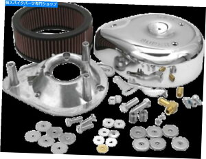 N[p[c SSTCNN[EG܃hbvGAN[i[Lbg84-92n[[c[O\tg S&S Cycle Chrome E&G Tear Drop Air Cleaner Kit for 84-92 Harley Touring Softail