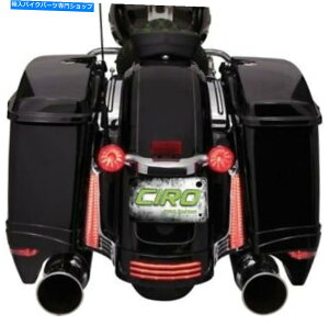 N[p[c CiROThobOtB[plCgN40022n[[_rbh\ Ciro Saddlebag Filler Panel Lights Chrome #40022 Harley Davidson
